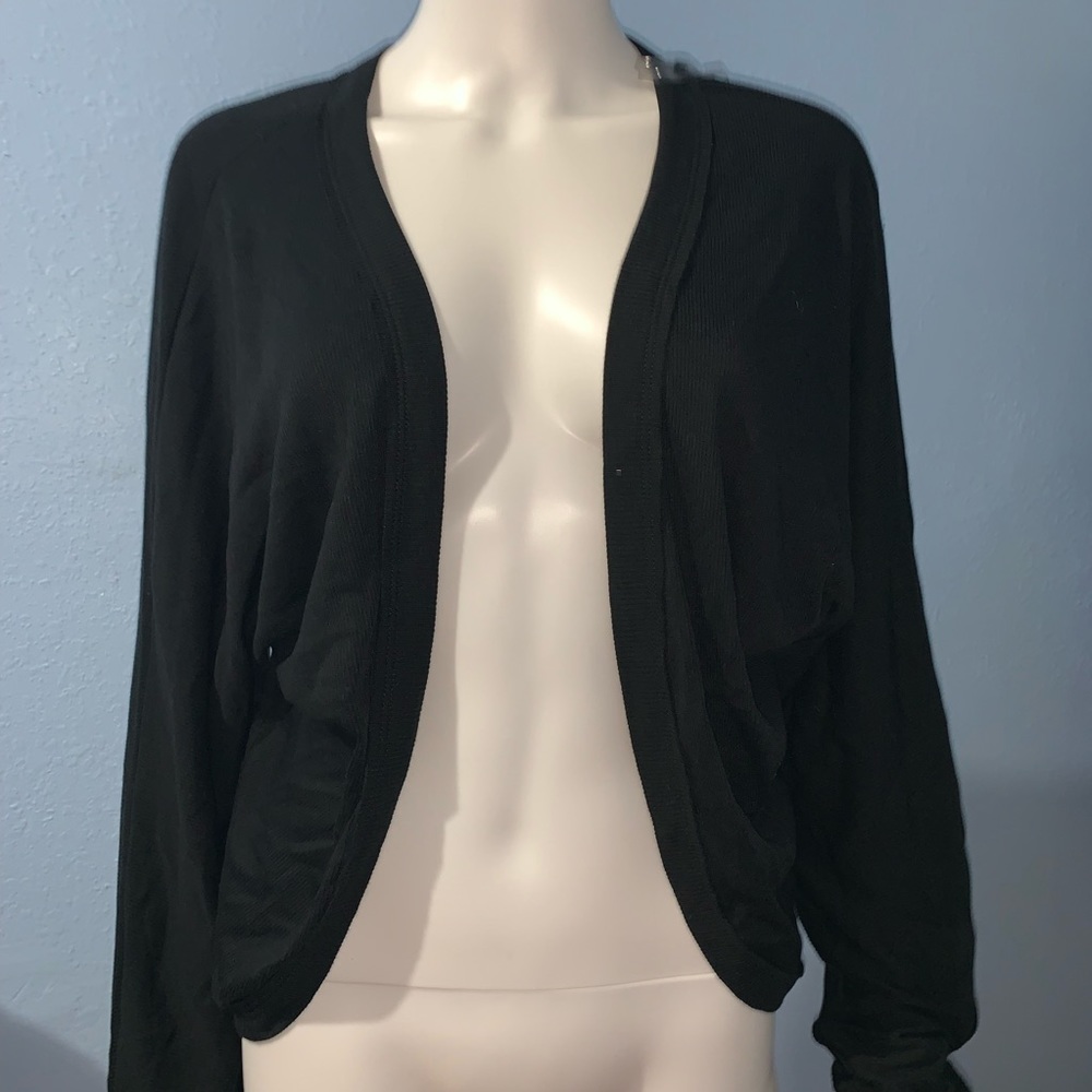Black cardigan